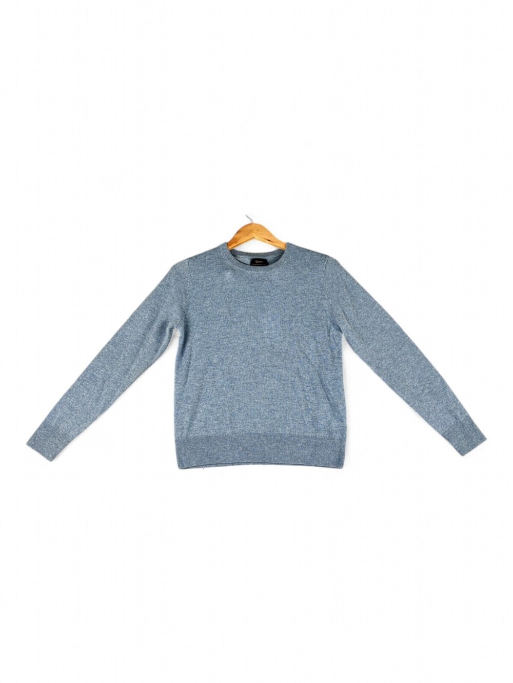 Quince 100% Cashmere Crewneck Sweater - S Light Blue